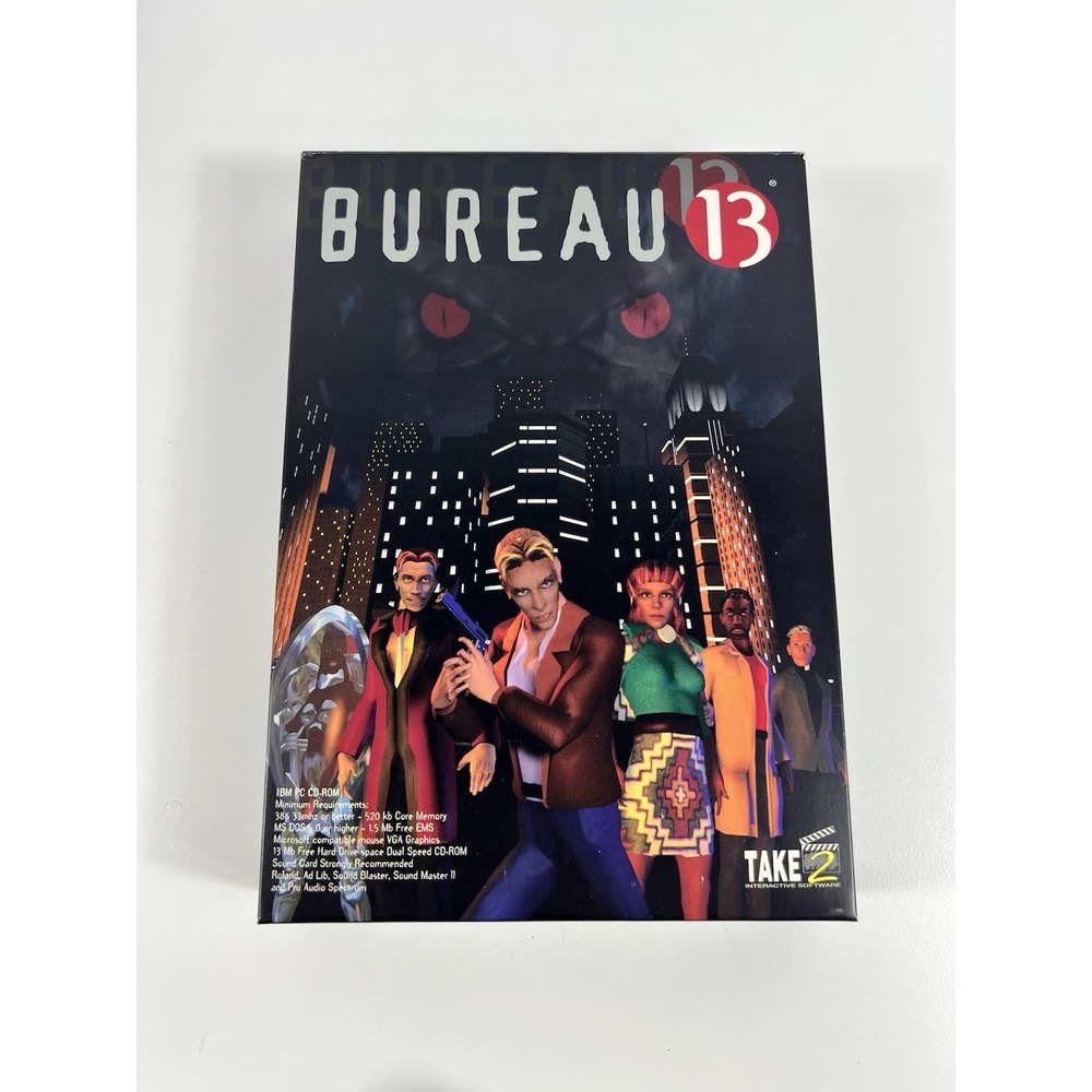 Bureau 13 Big‎ Box PC CD-ROM Take Two Interactive, 1995